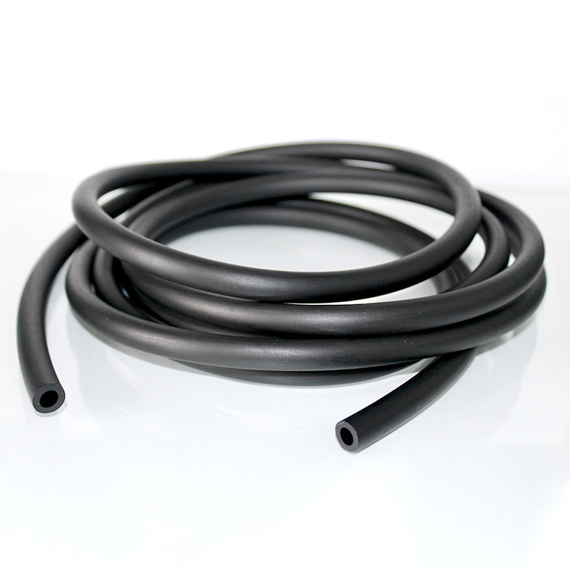 1/4" OD x 1/8" ID x 1/16" Wall x 50 Ft EPDM Rubber Tubing Black 60A